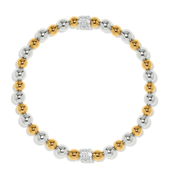 Brighton Meridian Petite Sil\gold Stretch Bracelet