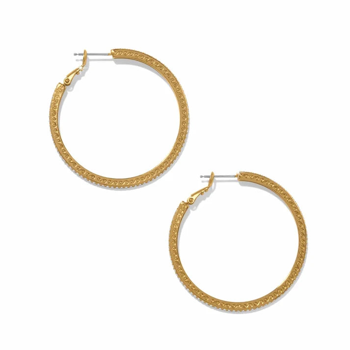 Brighton Meridian Thin Large Hoop Earrings