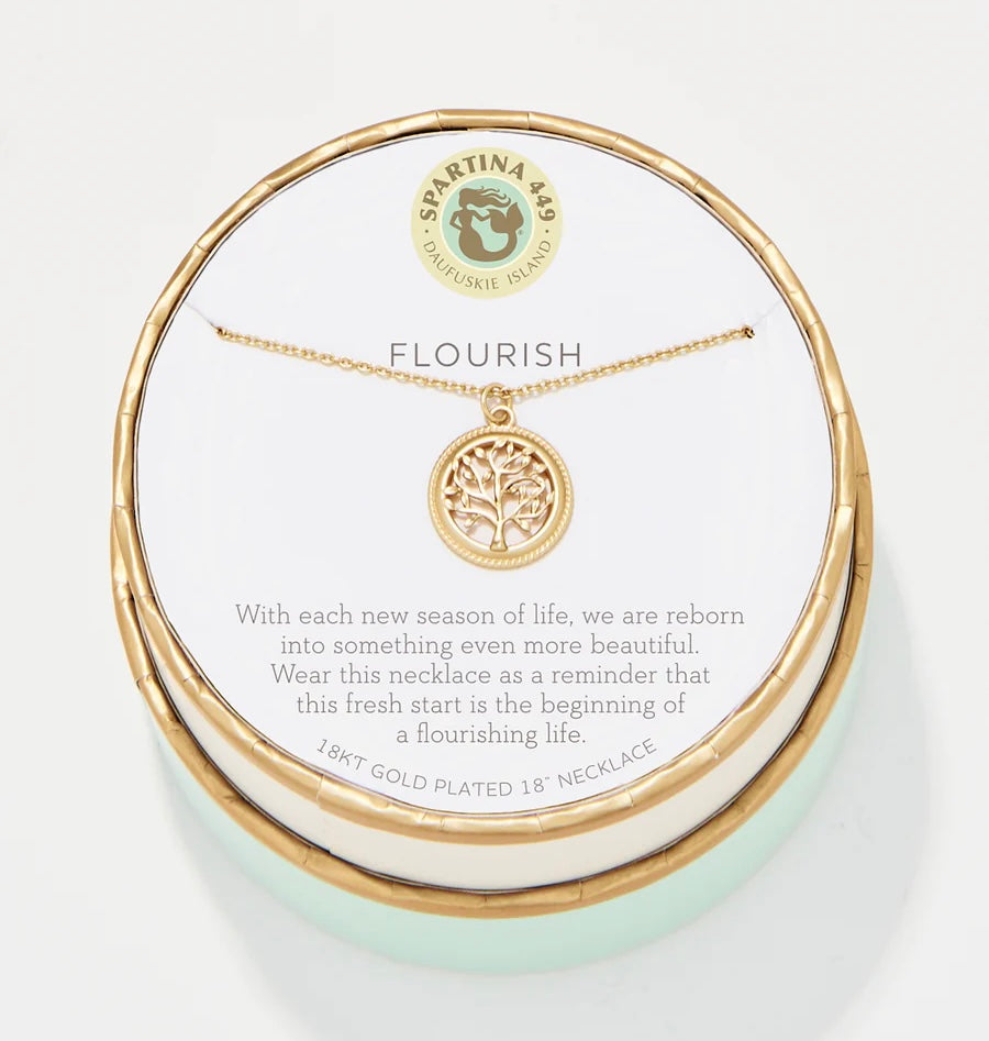 Spartina Sea La Vie Necklace Flourish/Tree of Life