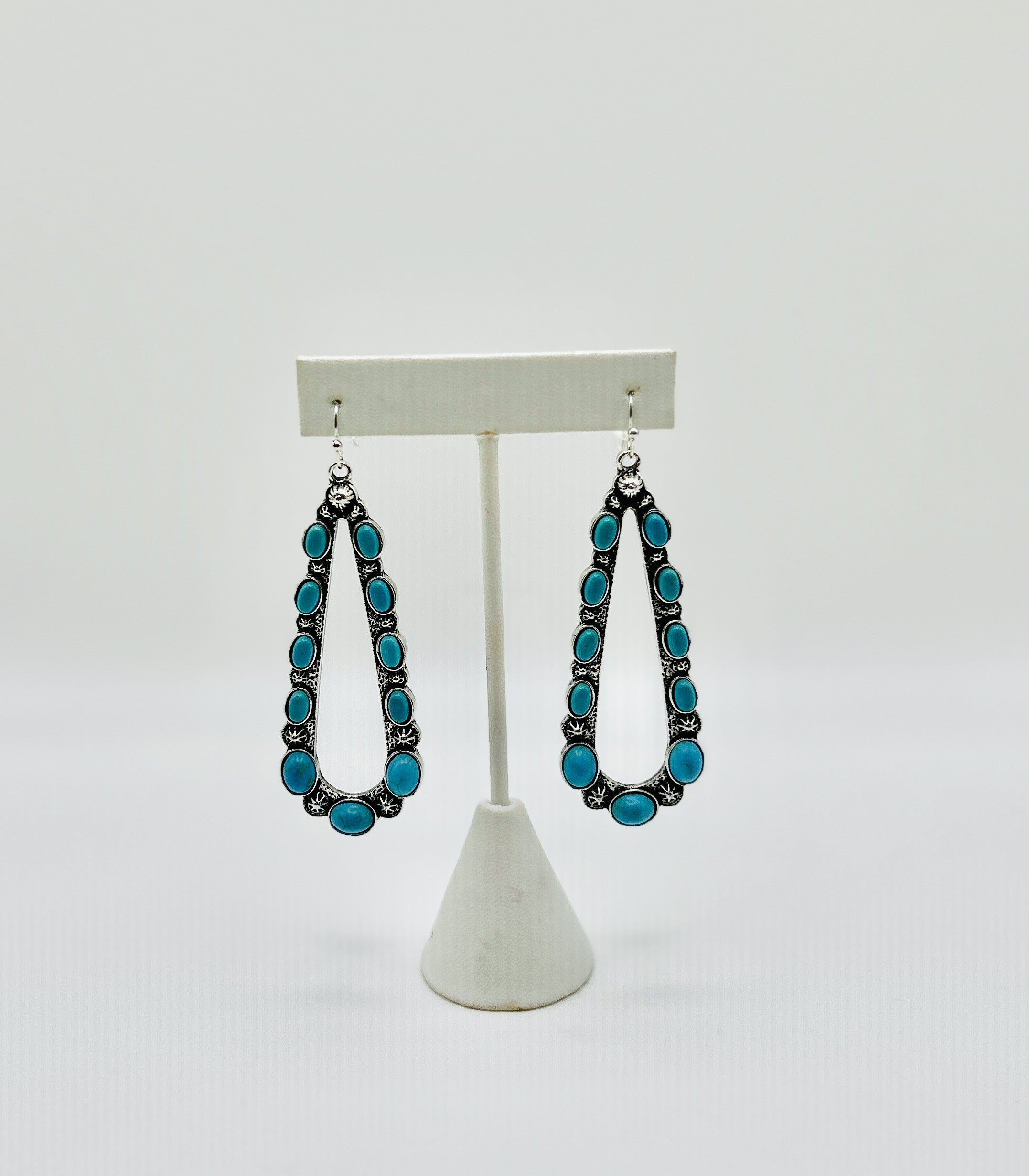 Turquoise Tear Drop Earrings