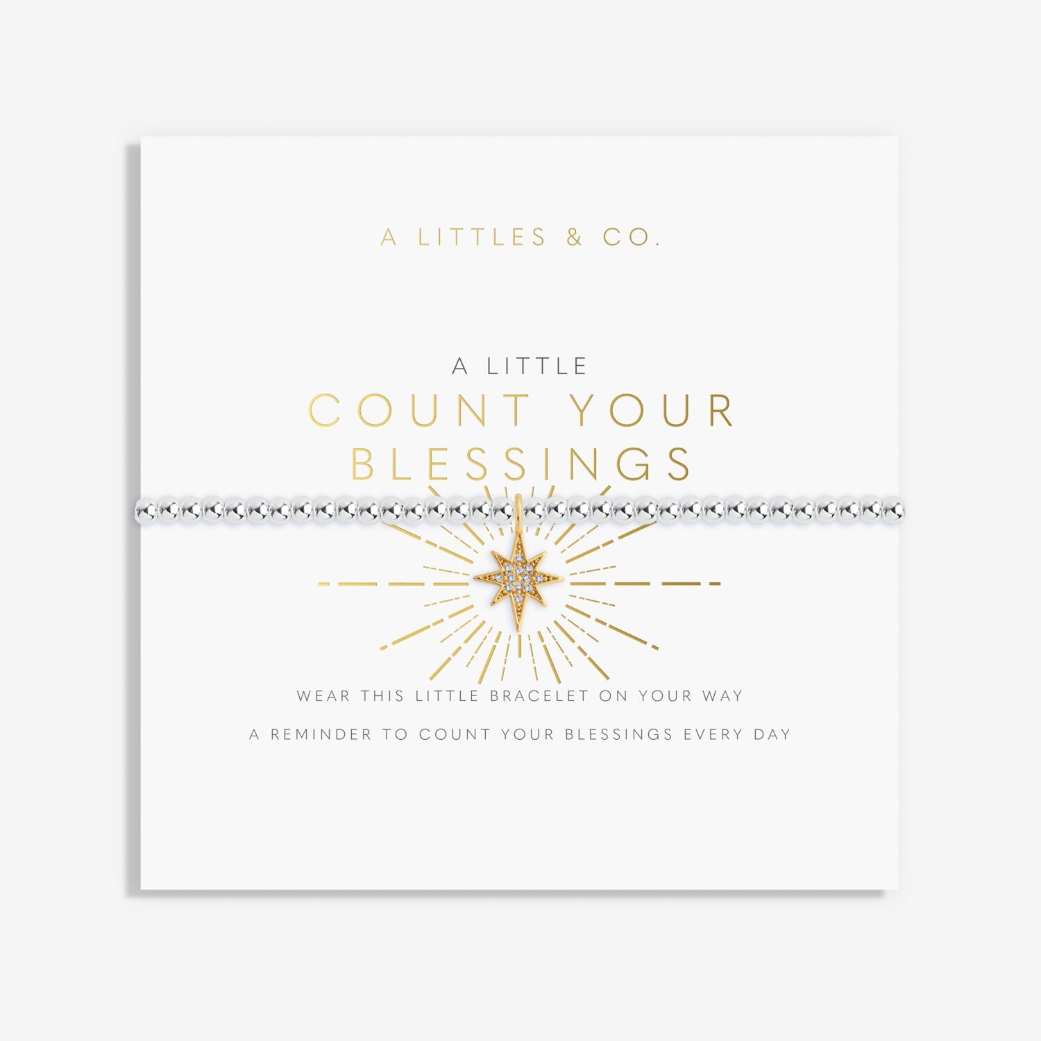 A Little 'Count Your Blessings' Bracelet