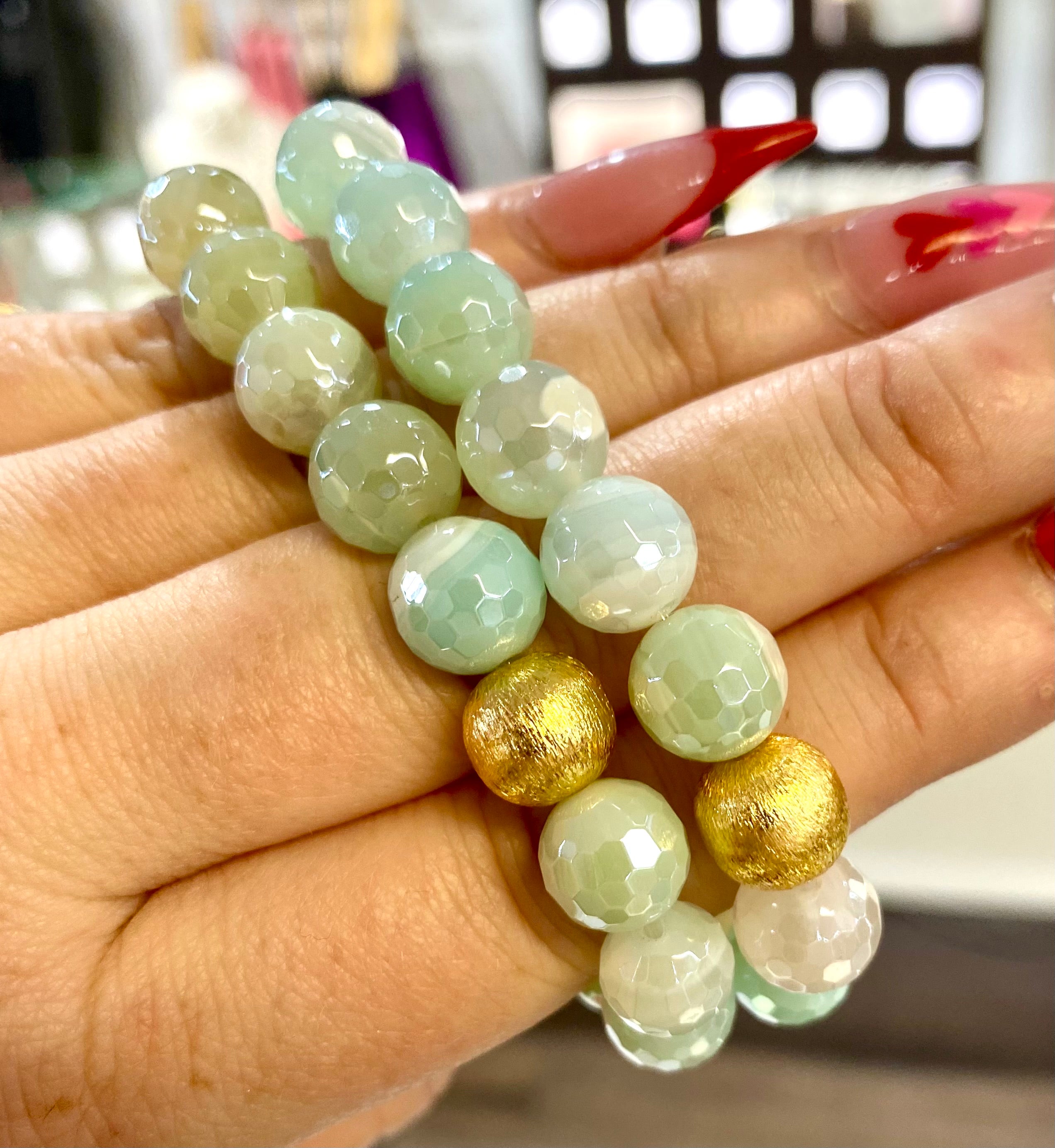 Budha Girl Melange Bracelet Beaded - Foam