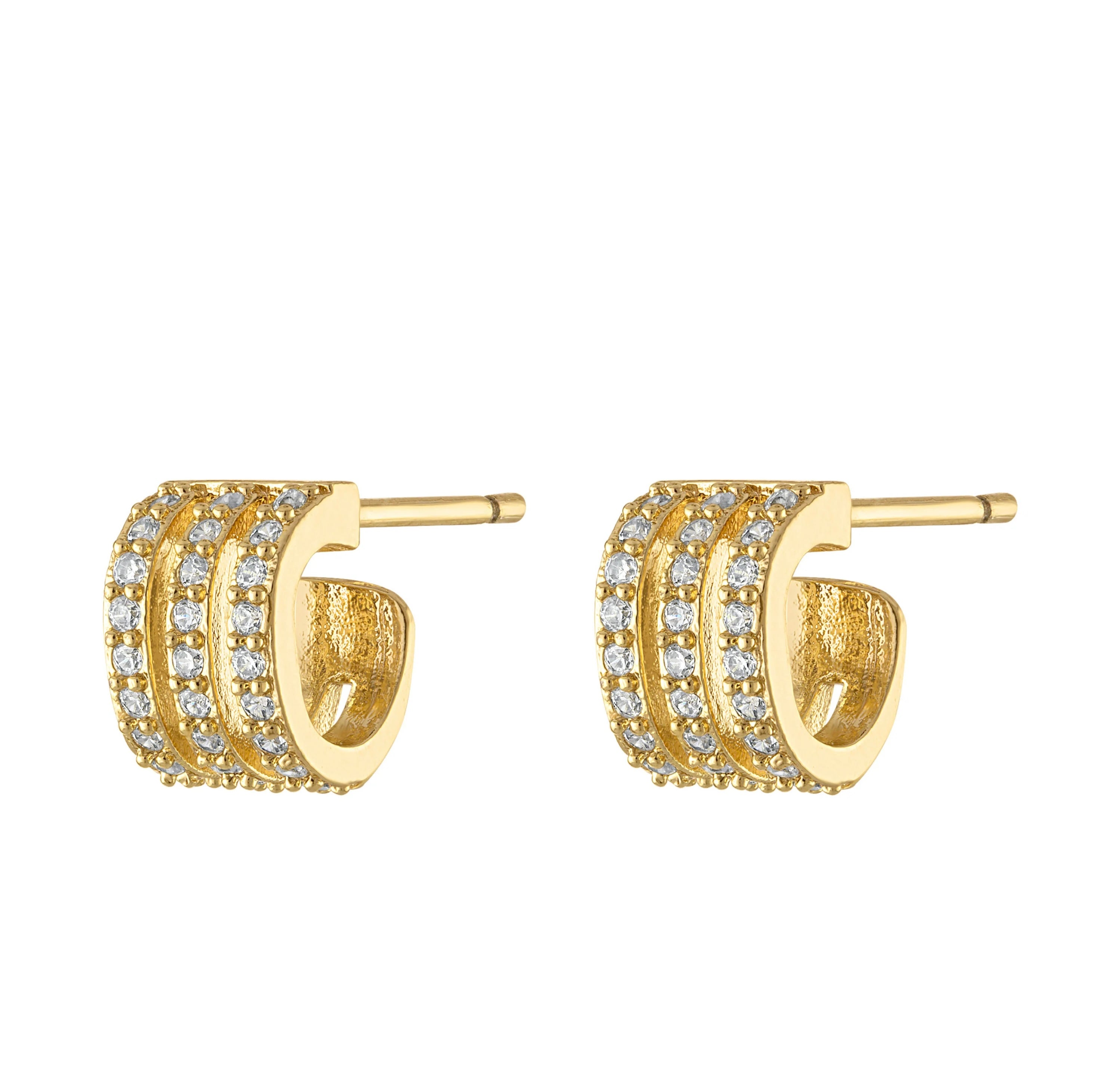 Kinsey Designs Aster Triple Curve Stud Earring