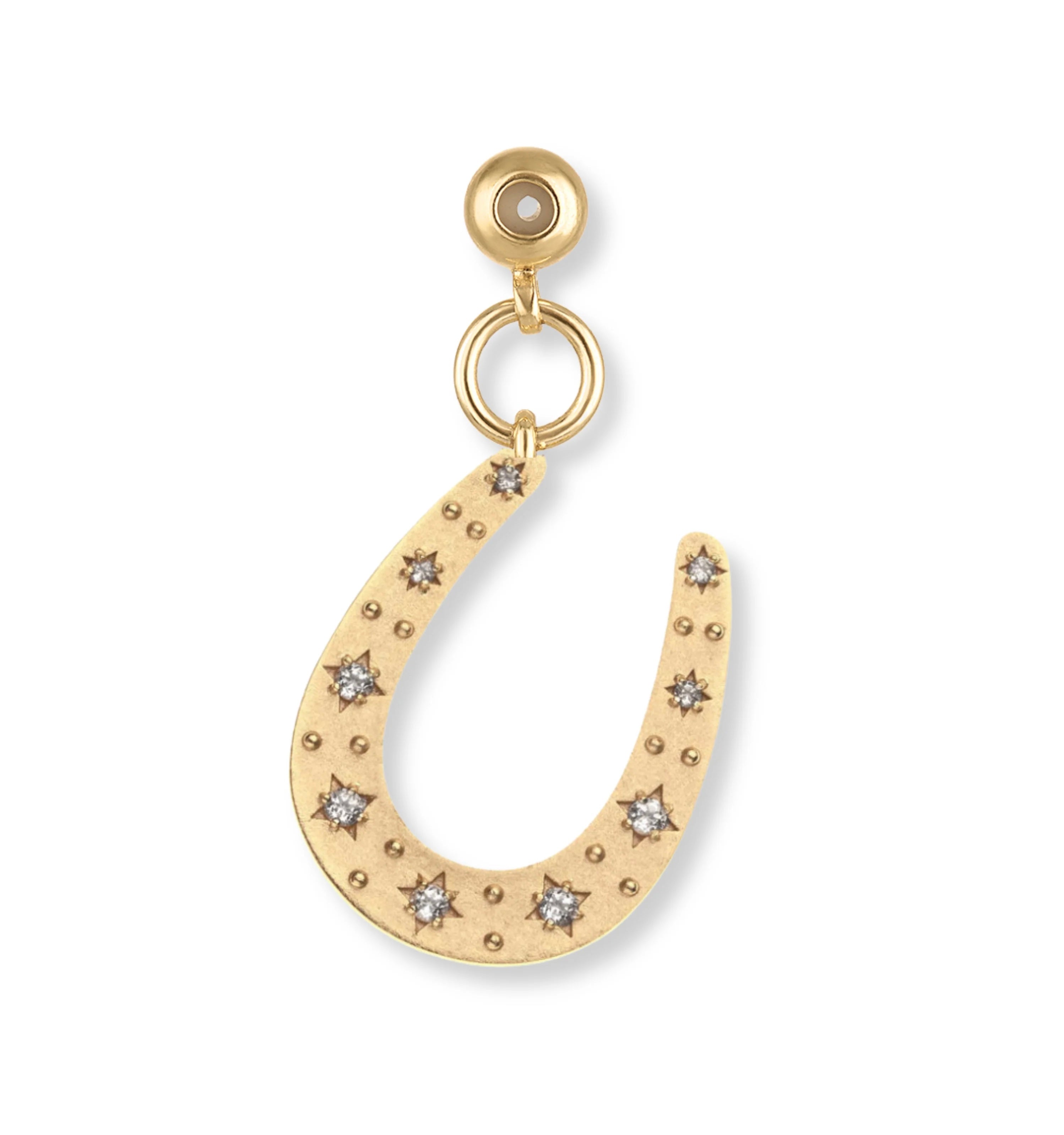 Kinsey Designs Glam Horseshoe Grip Charm