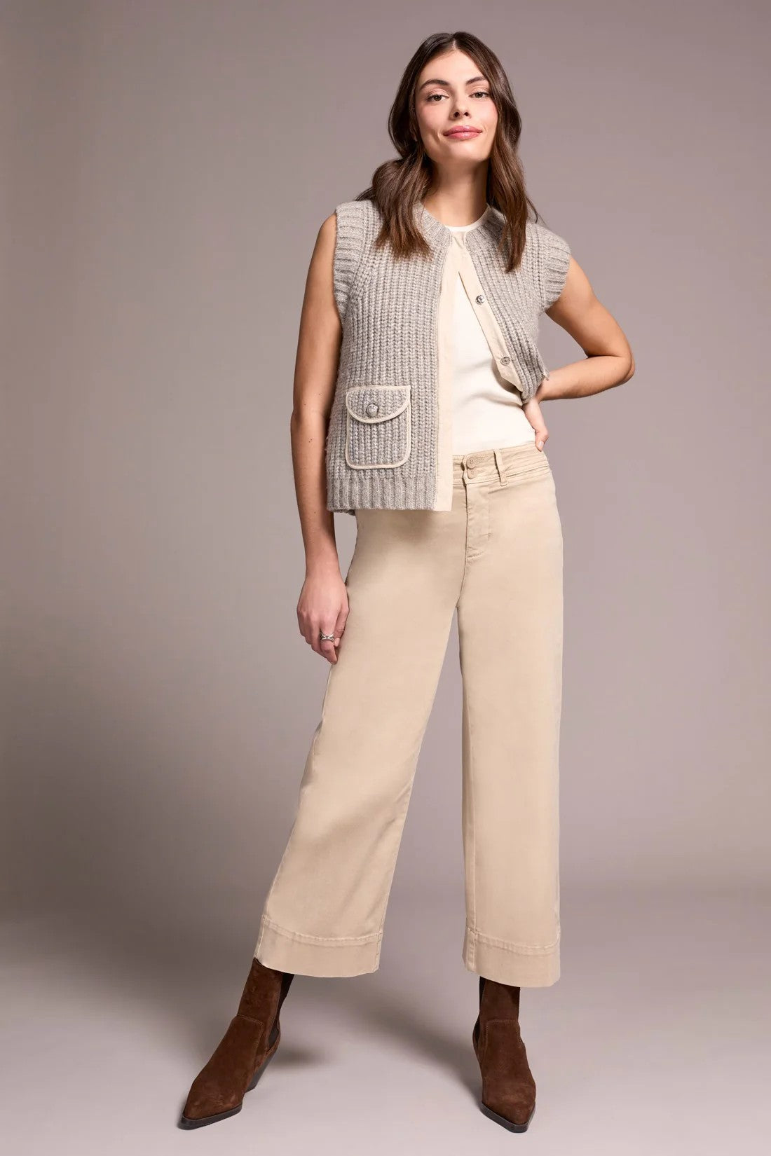 Comfort Stretch High Rise Palazzo Pants