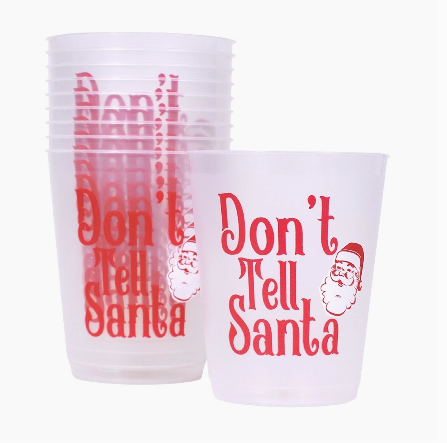 Don’t Tell Santa Party Cups