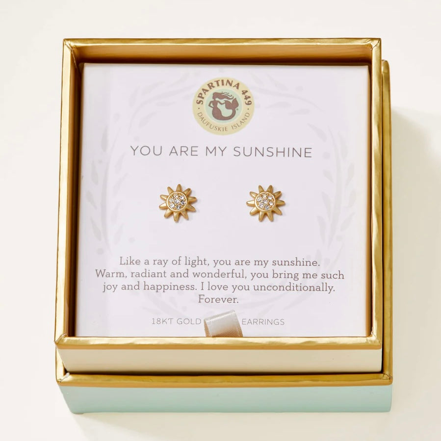 Spartina Sunshine/Sun Stud Earrings