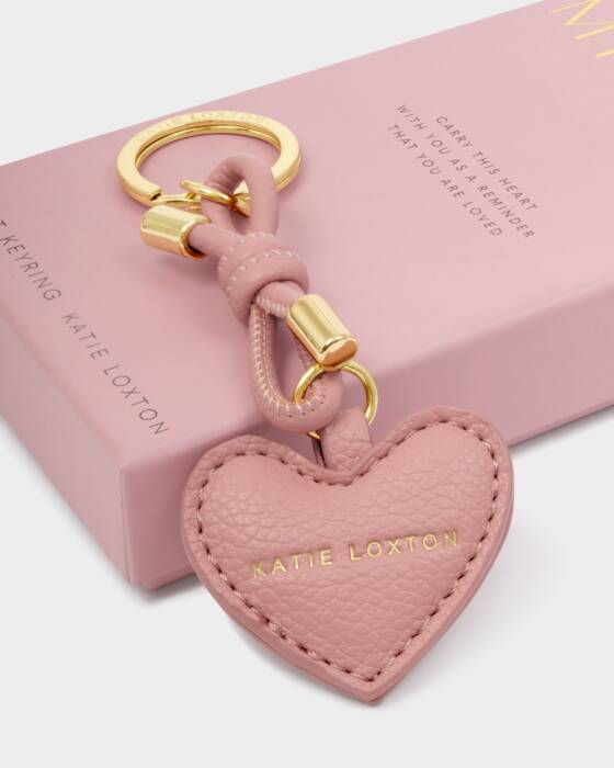 Gift Boxed Keyring 'Key To My Heart' - Rose