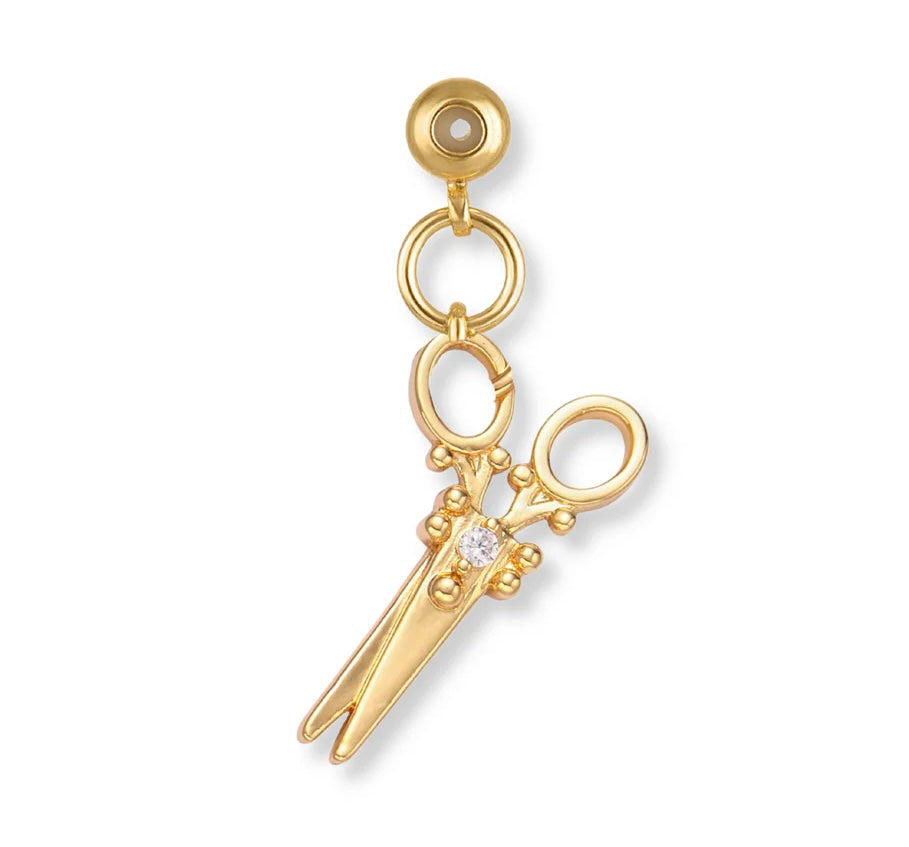 Kinsey Designs Scissor Grip Charm