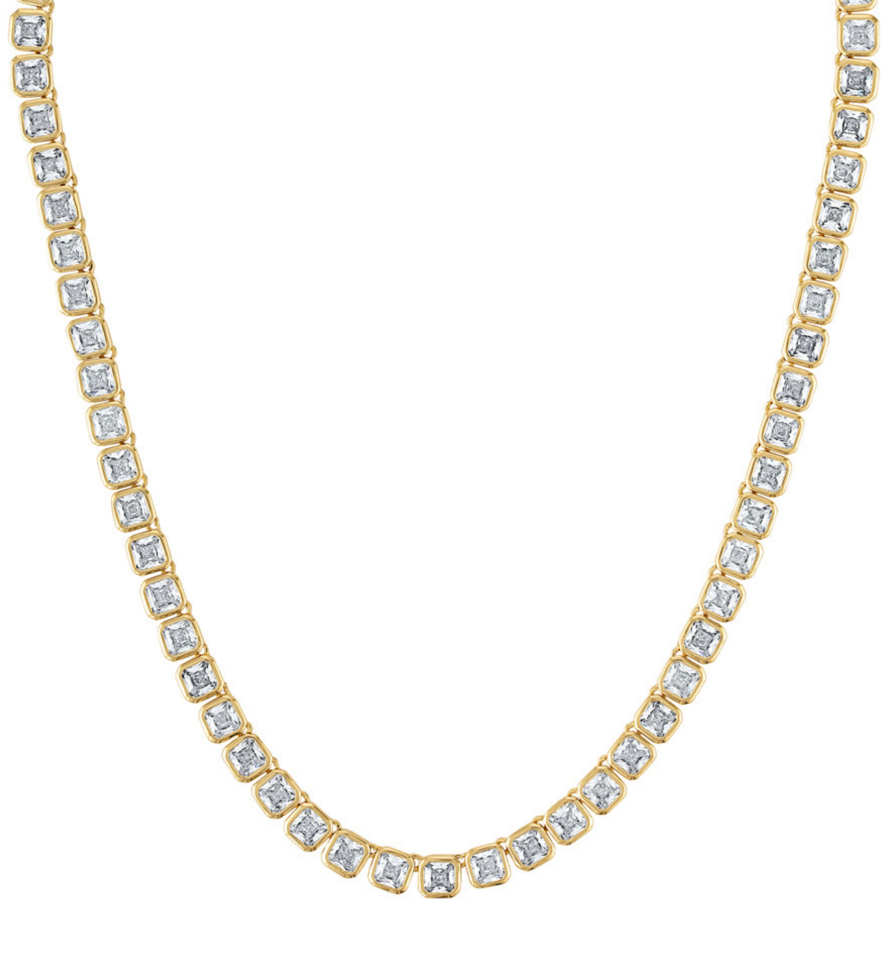Kinsey Designs Blaire Square Tennis Necklace