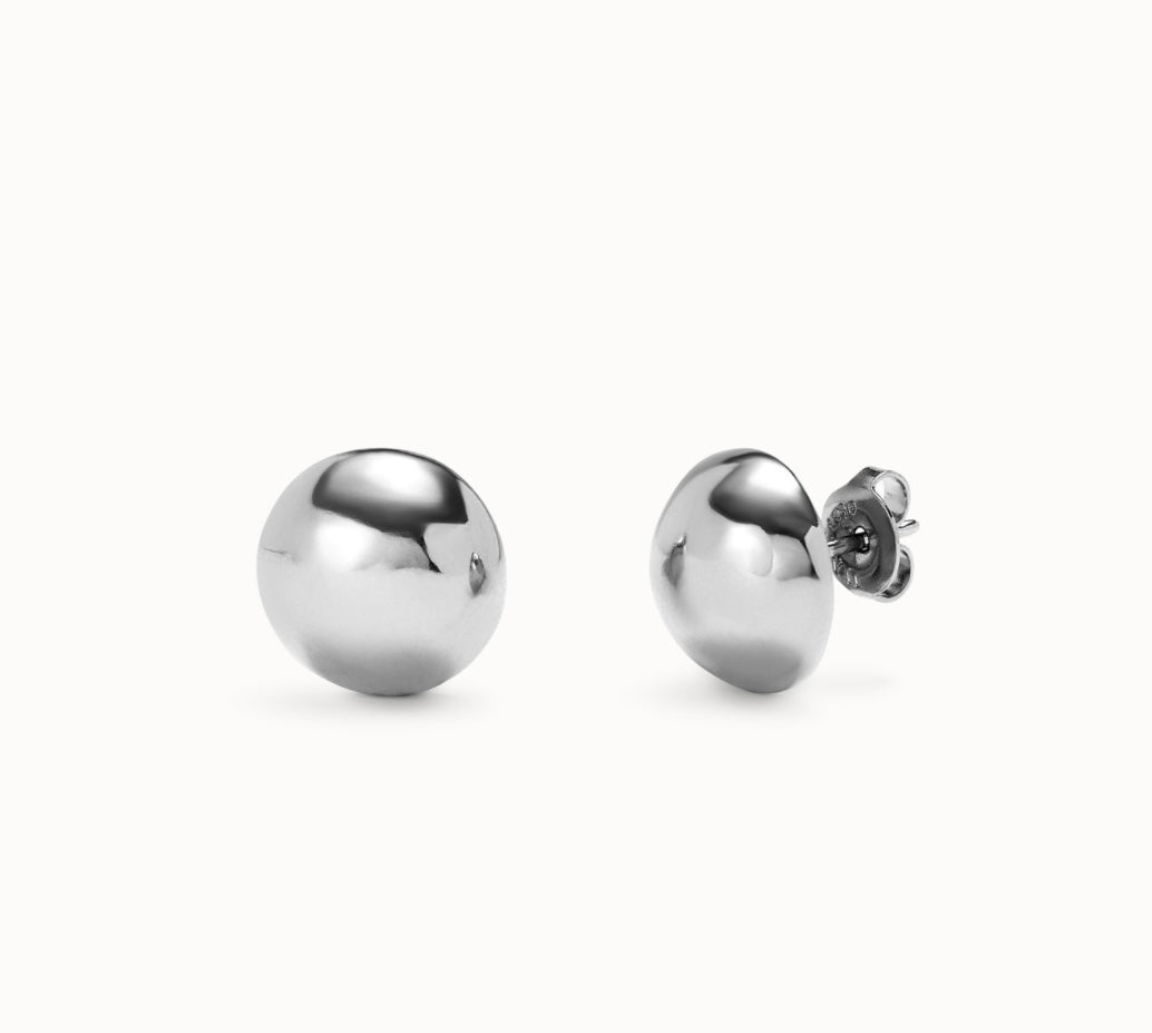 Uno de 50 Bubble Stud Earrings - Silver
