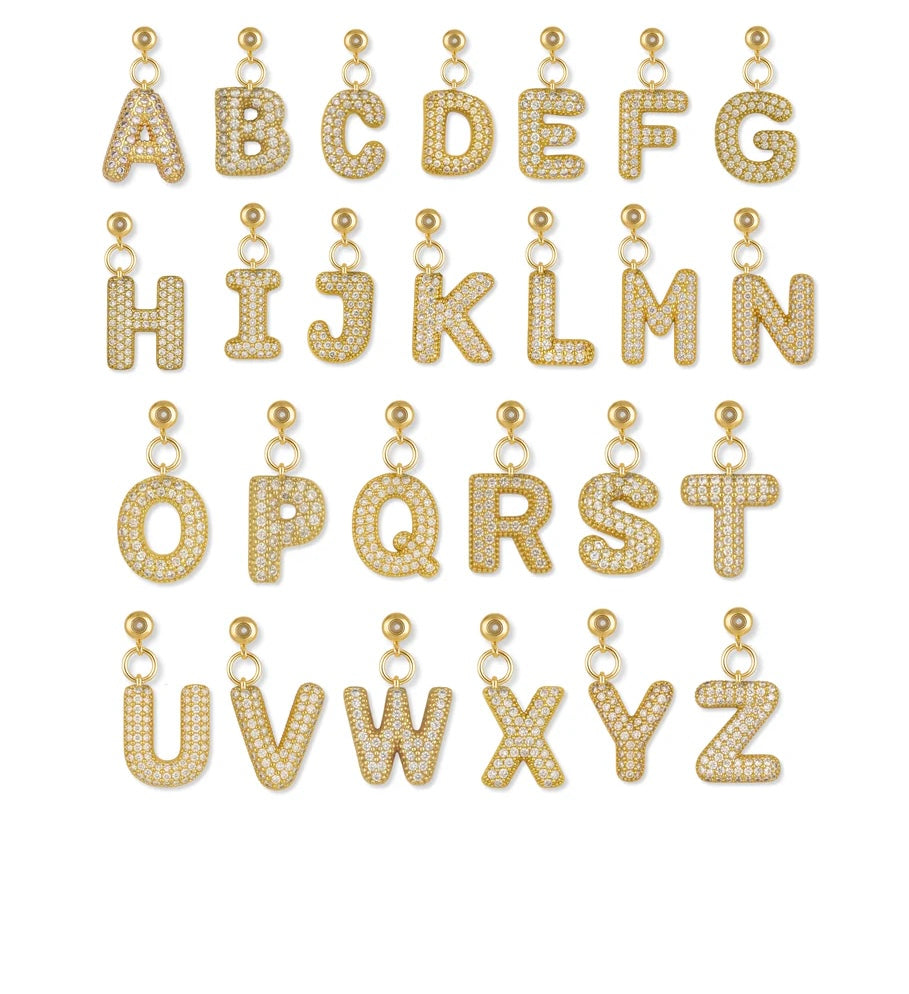 Kinsey Designs Bubble Letter Grip Charm