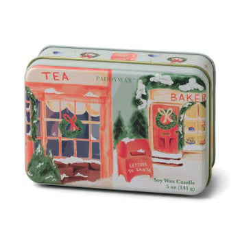Christmas Candle Printed Tins