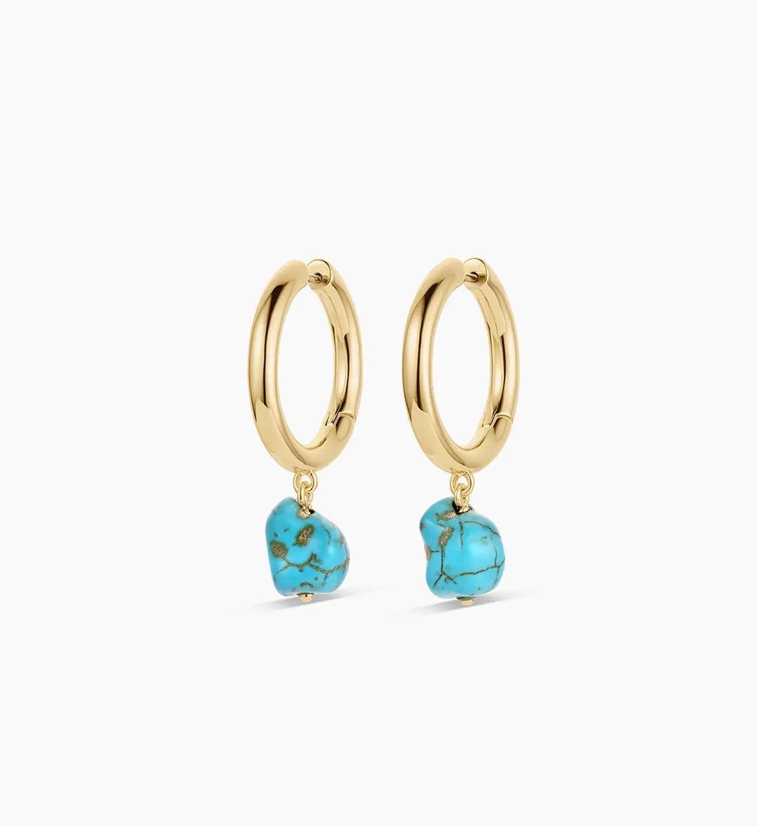 Gorjana Turquoise Cove Hoops
