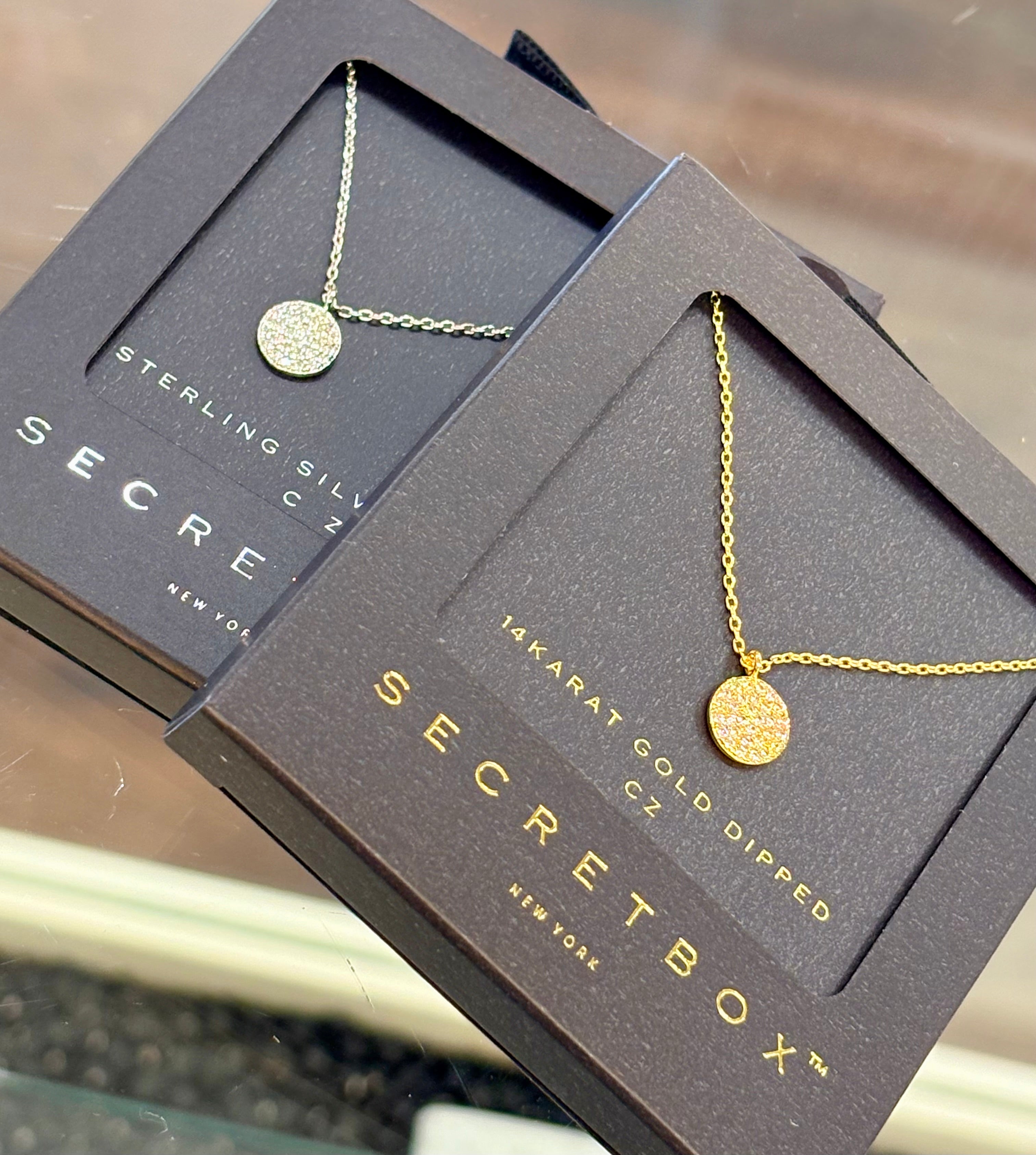 Secret Box Disc Necklace