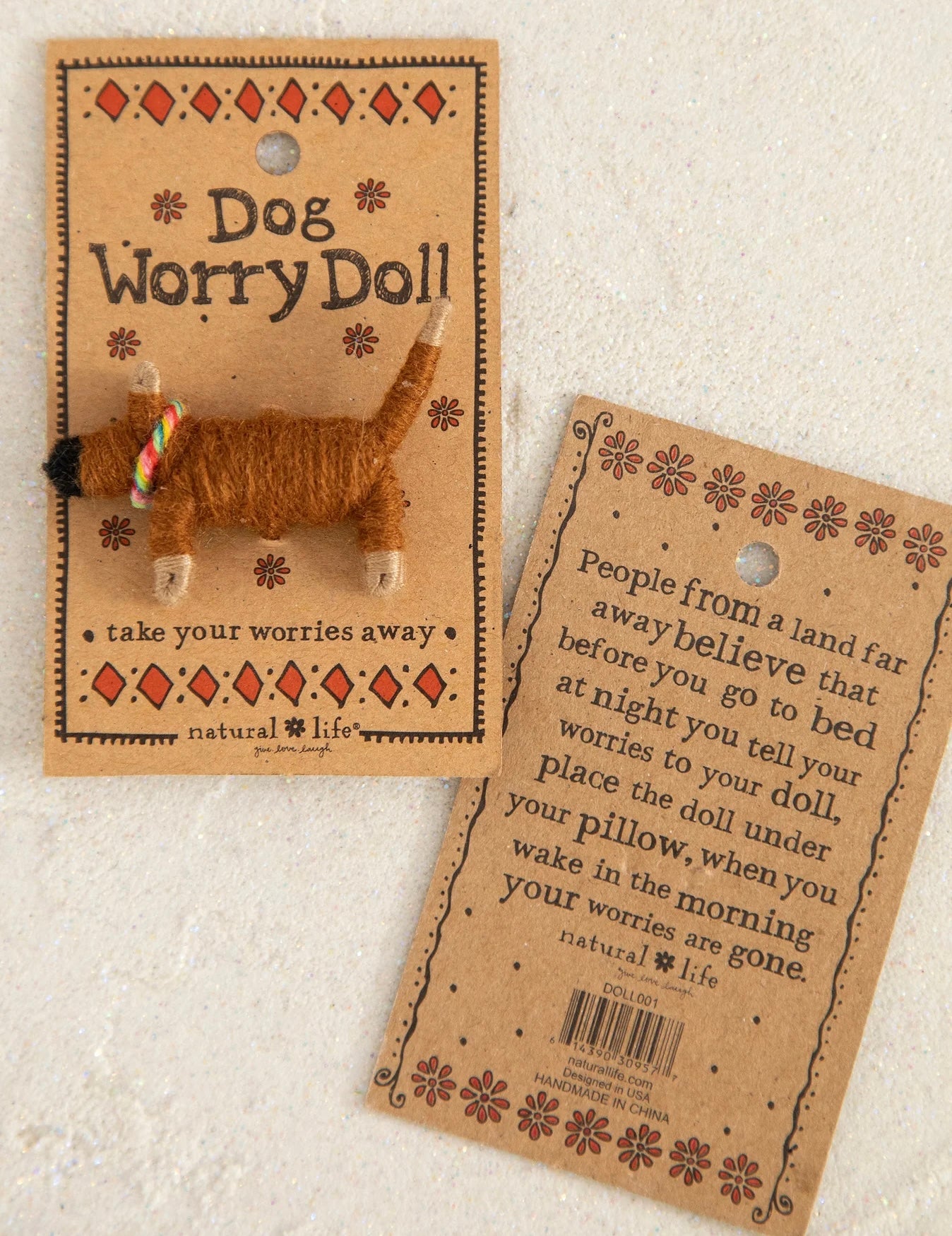 Natural Life Worry Doll