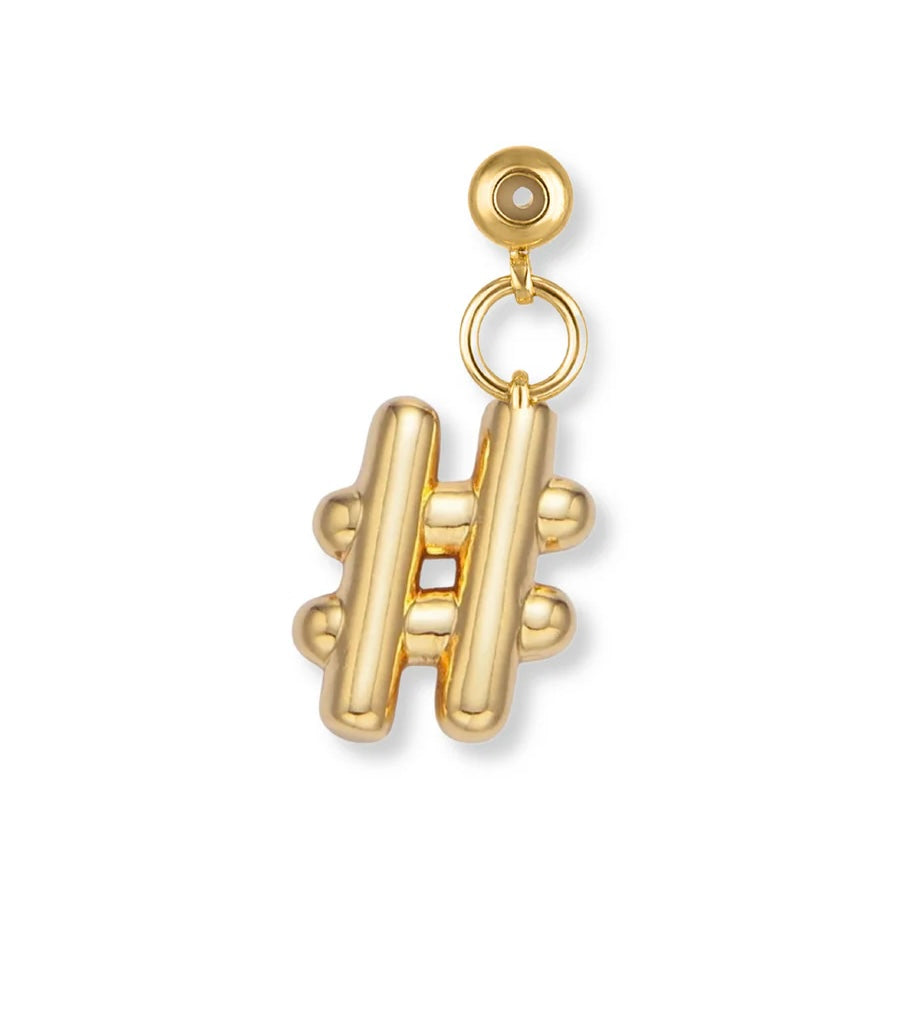 Kinsey Designs Number Symbol Grip Charm