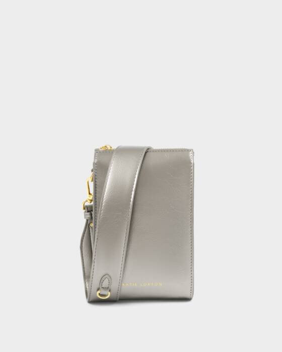 Avery Slim Crossbody Bag - Pewter