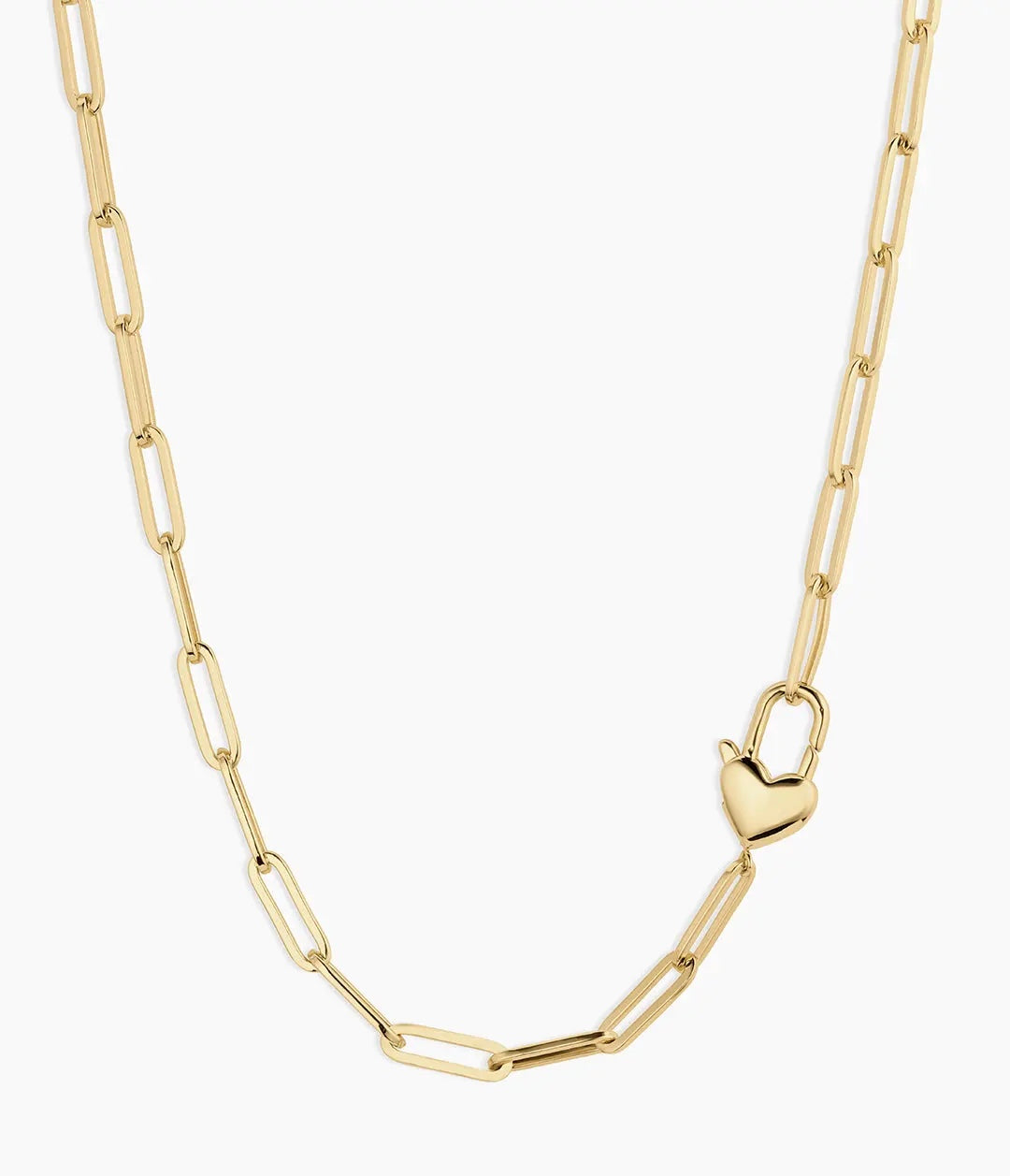 Gorjana Heart Padlock Necklace