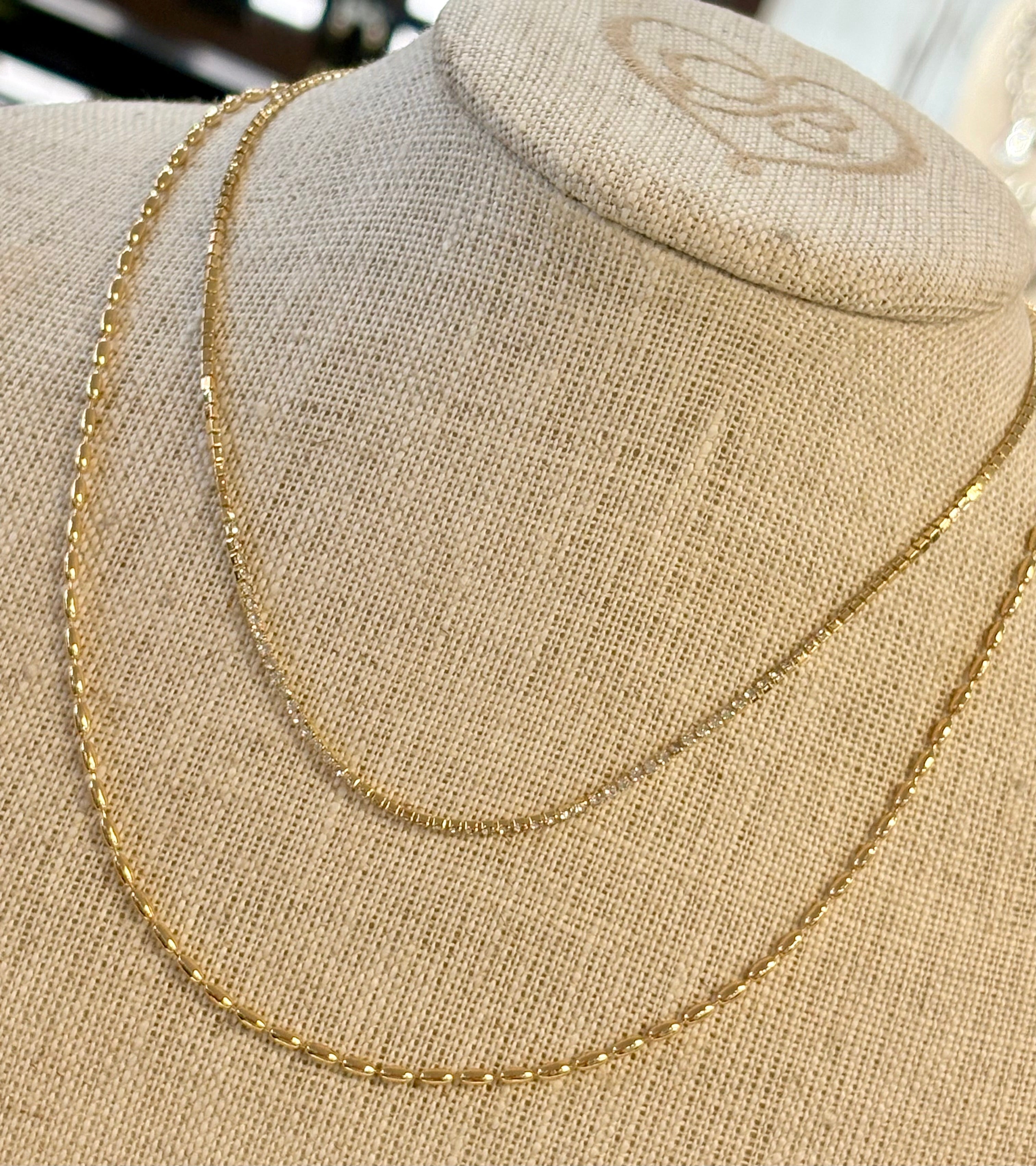 Gold Bling Layered Necklace