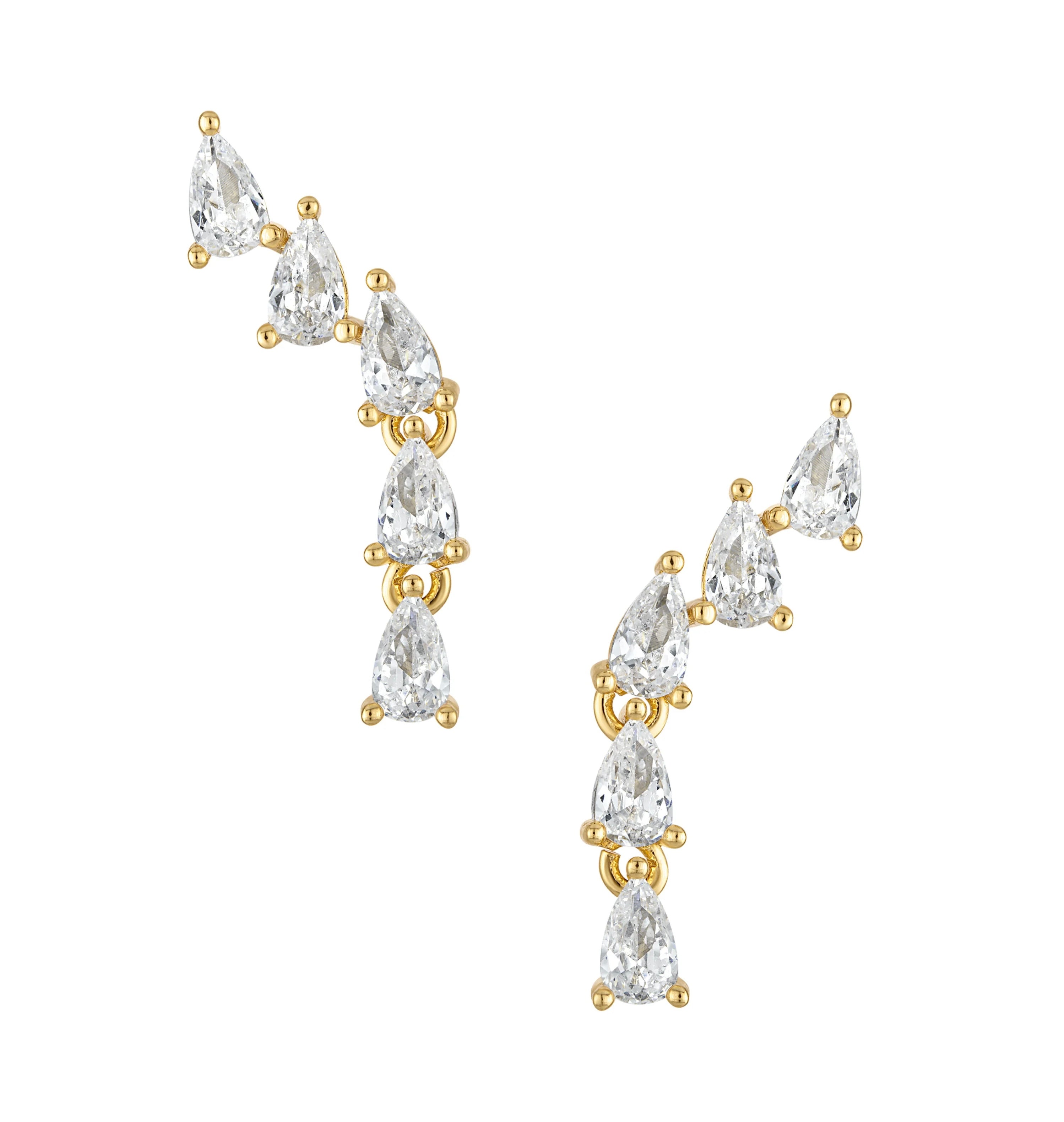 Kinsey Designs Paloma Teardrop Climber Earring