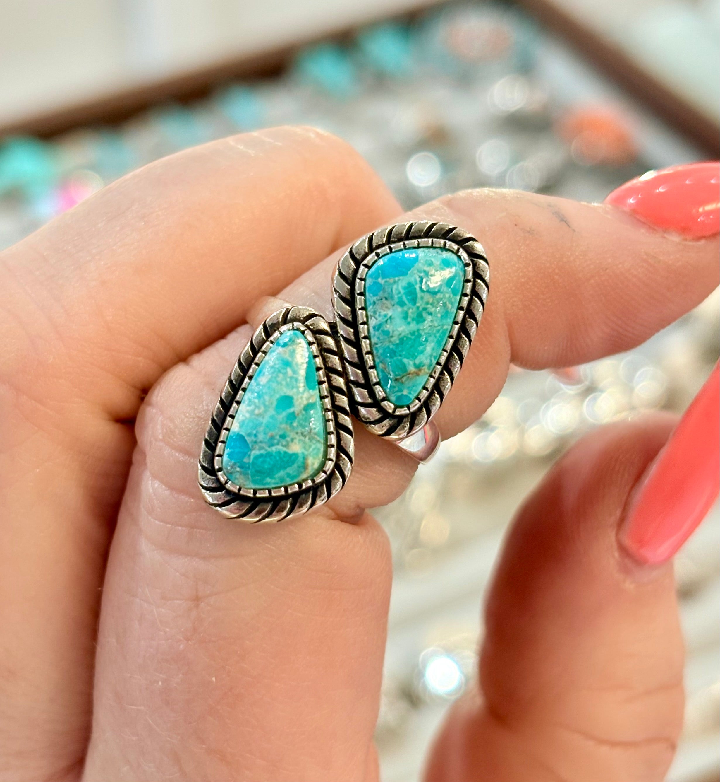 Turquoise Duo Ring