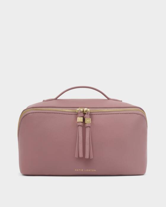 Soho Large Make Up & Wash Bag - Deep Rose