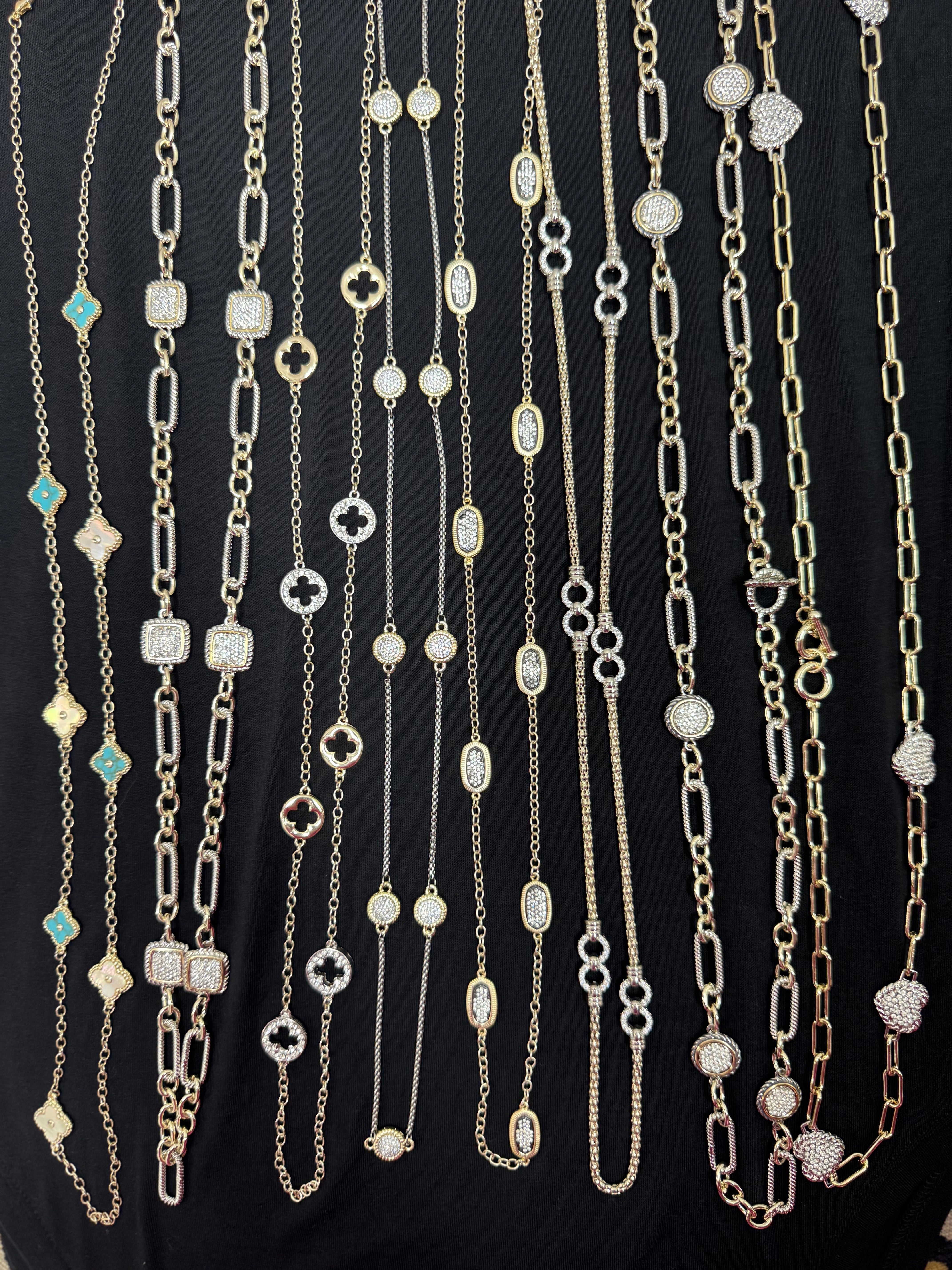 Long Chain Necklaces - Various