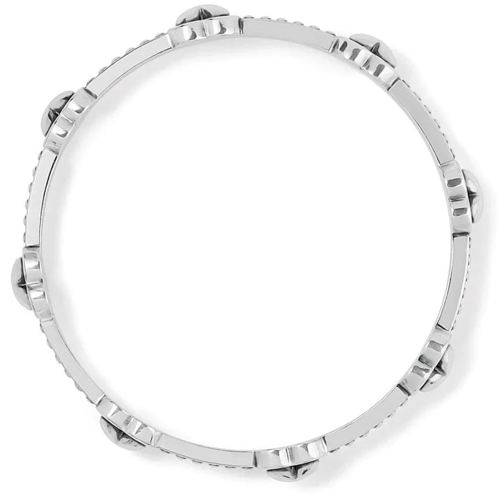 Brighton Pretty Tough Bold Petite Heart Bangle Bracelet