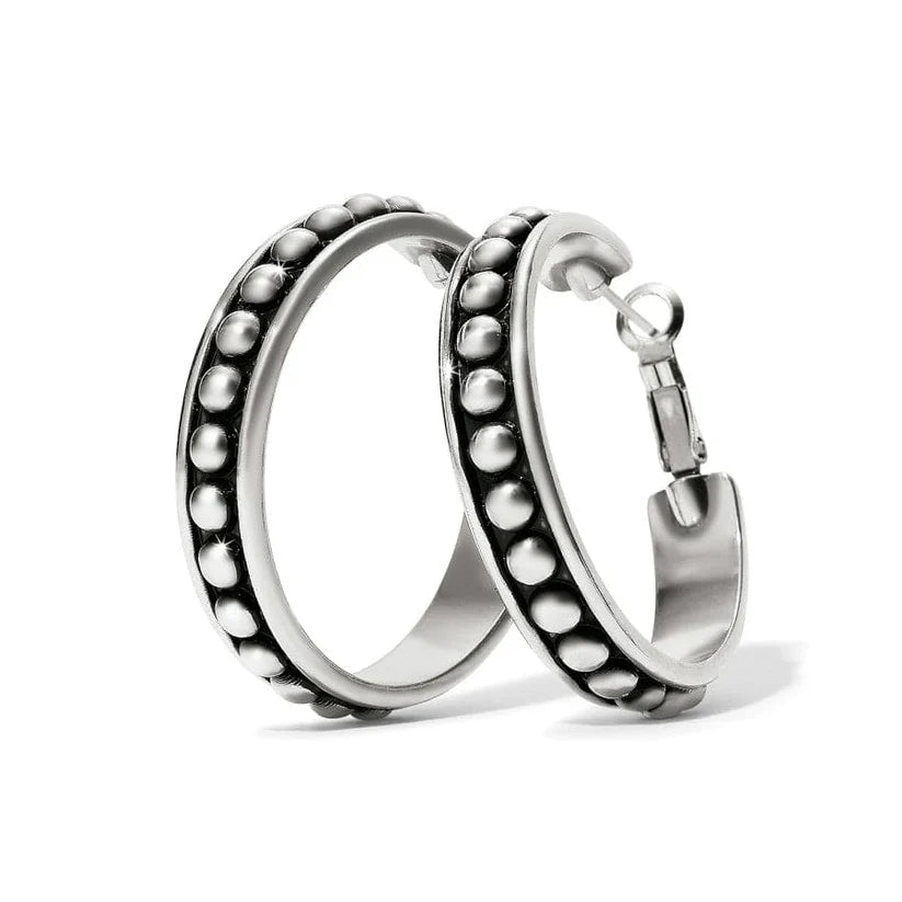 Brighton Pretty Tough Stud Large Leverback Hoop Earrings — Accents Boutique, Marble Falls TX