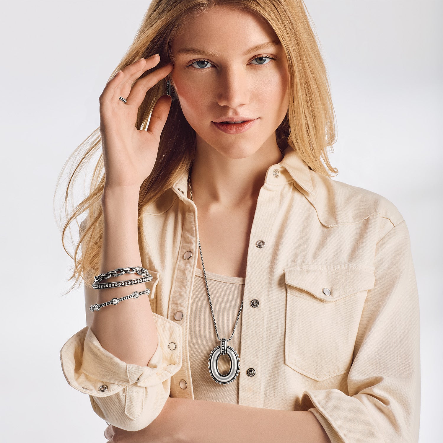 Pretty Tough Link Pendant Necklace