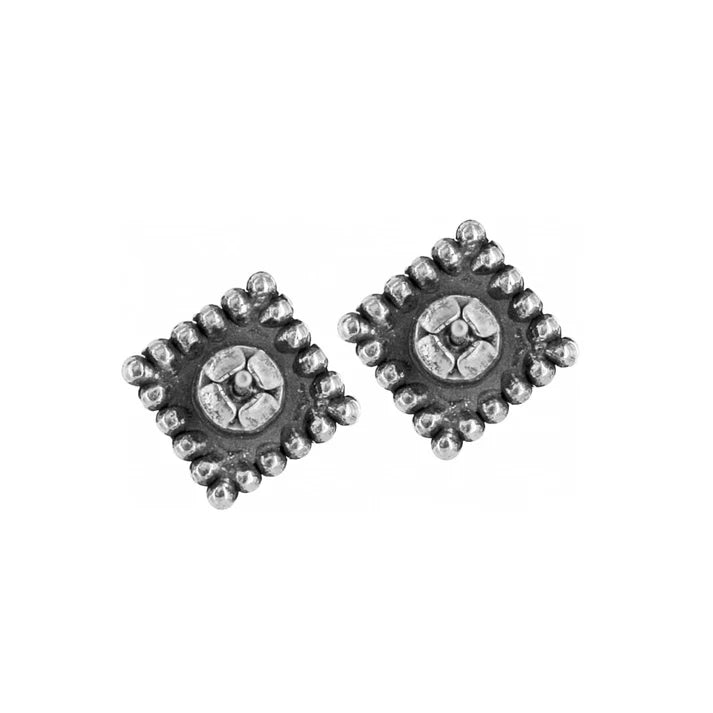 Brighton Sparkle Square Mini Post Earrings