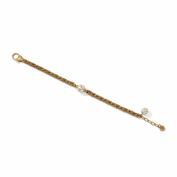 Brighton Trust Your Journey Pearl Chain Bracelet
