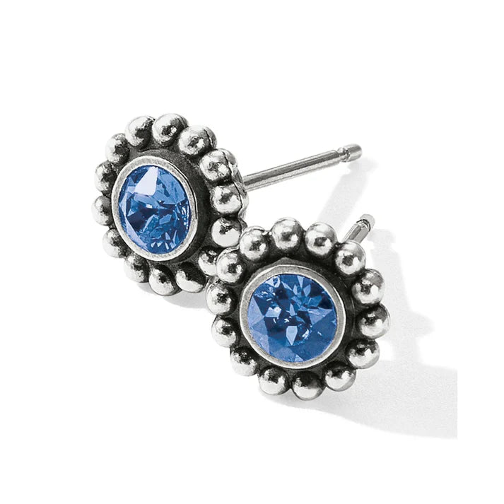 Brighton Twinkle Mini Post Earrings Sapphire