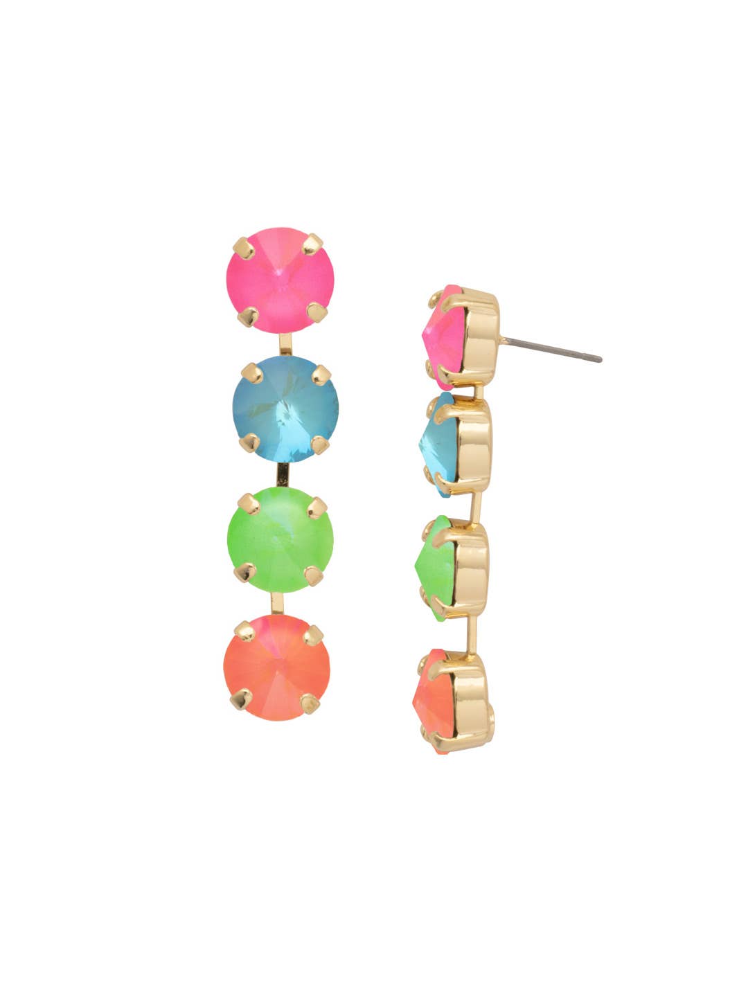 Mara Statement Earrings - Vibrant