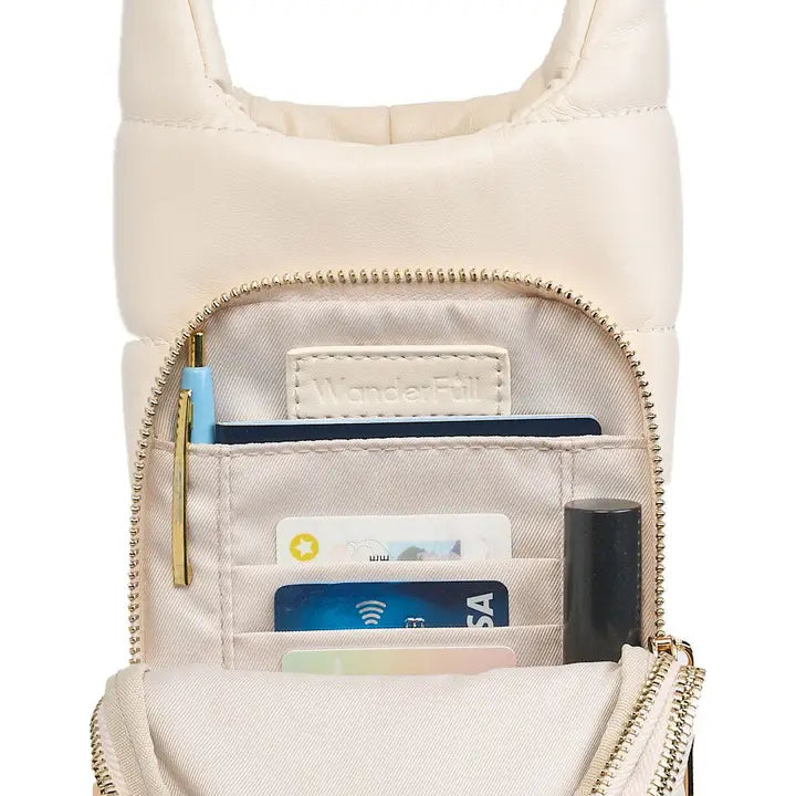 Wanderfull Ivory Vegan Leather Hydrobag — view 2