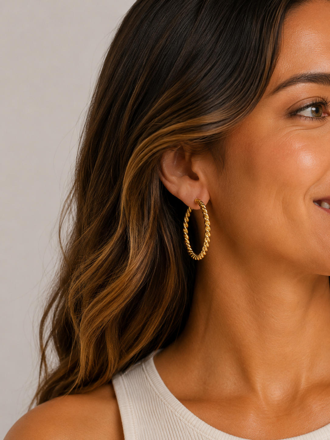Gold Hoop Earrings