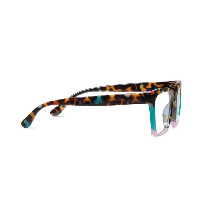 Peepers Birdie Blue Light Glasses -  Peepfetti Tortoise Colorblock