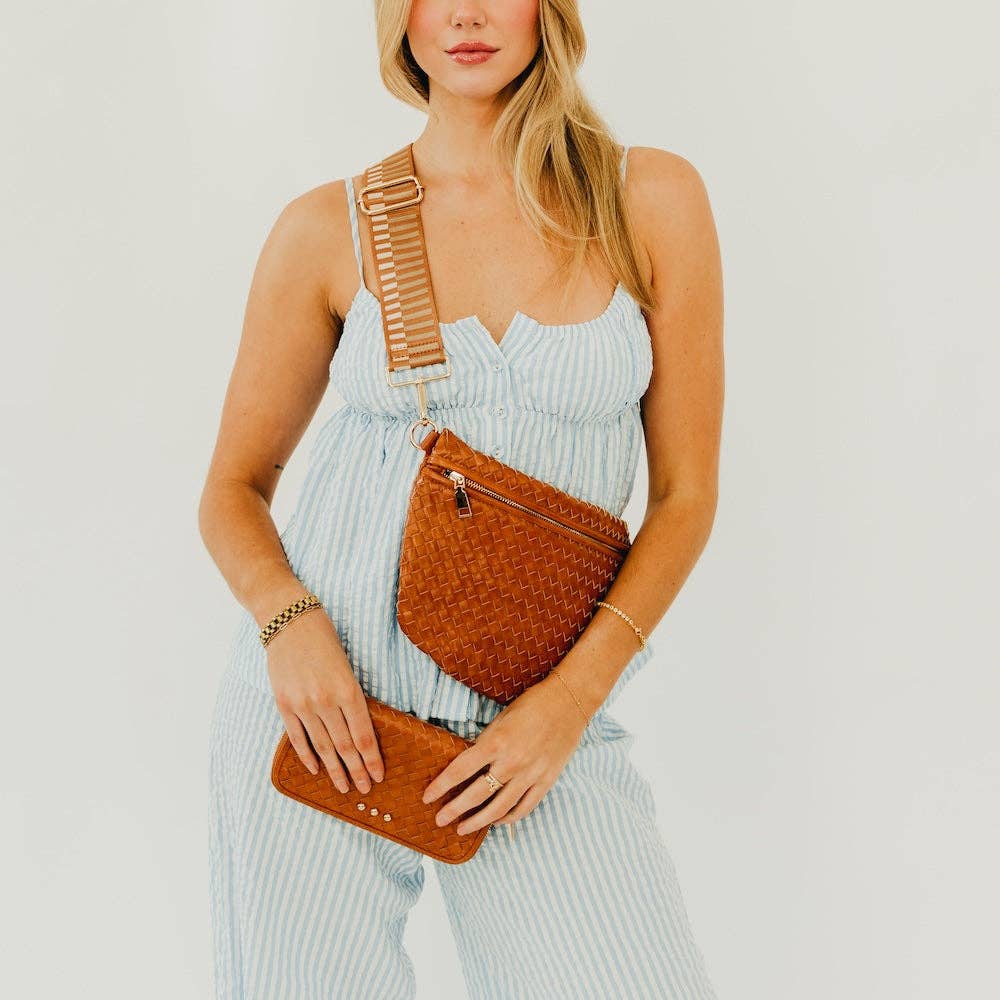 Westlyn Woven Bum Bag - Cherry Red