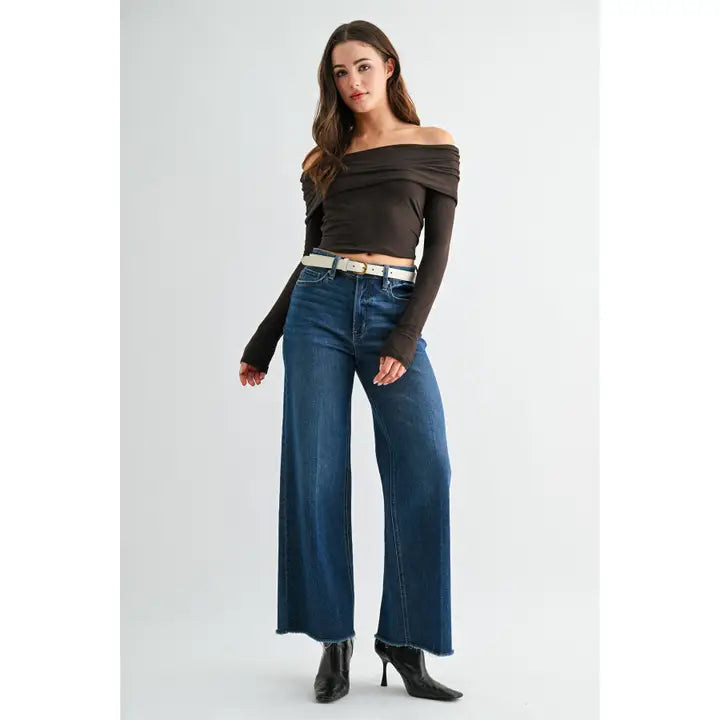 Mica High-Rise Wide Seams Trouser Hem