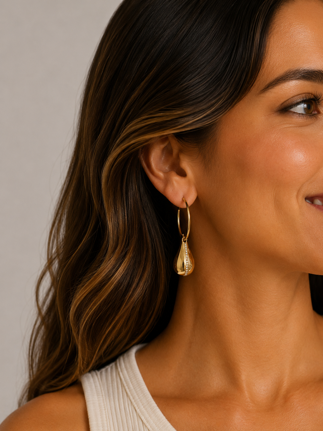 Gold Hoop Earrings