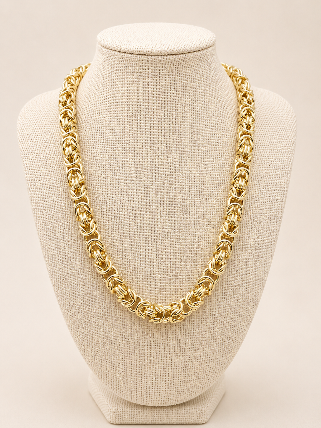 Gold Byzantine Chain Necklace