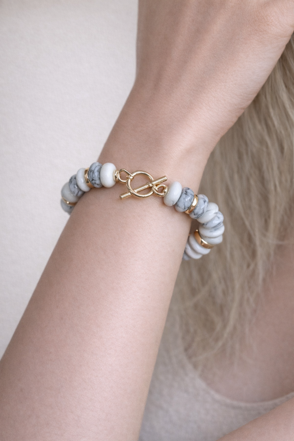 Stretch Toggle Beaded Bracelet