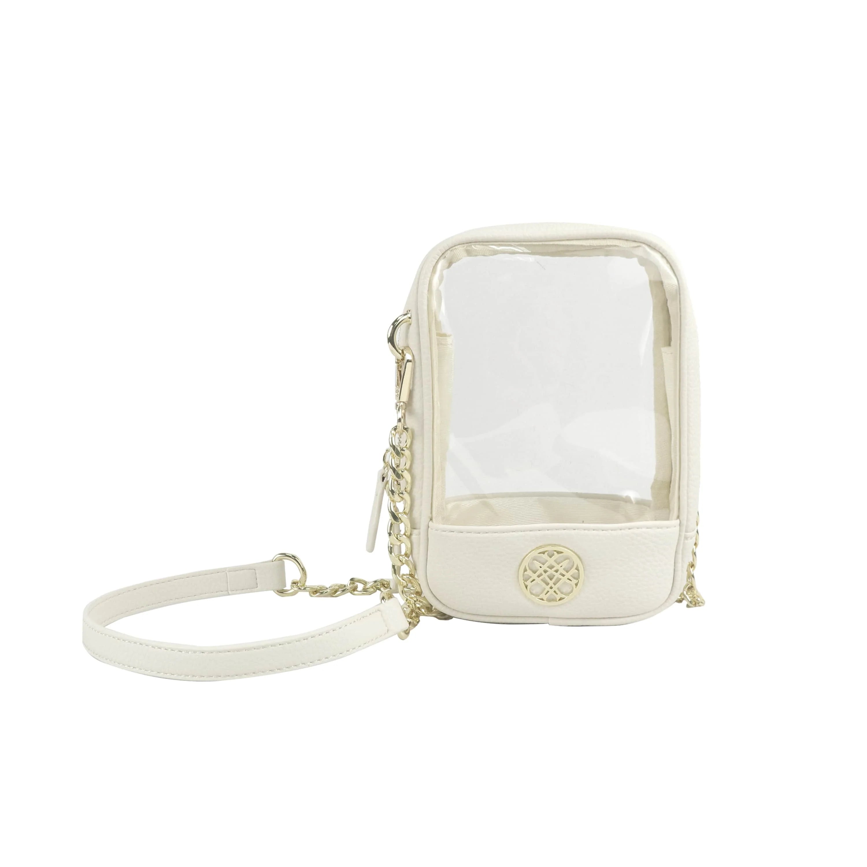 Grace Clear Crossbody - Cream