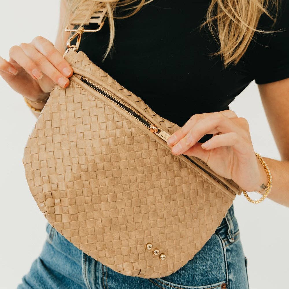 Westlyn Woven Bum Bag - Cherry Red