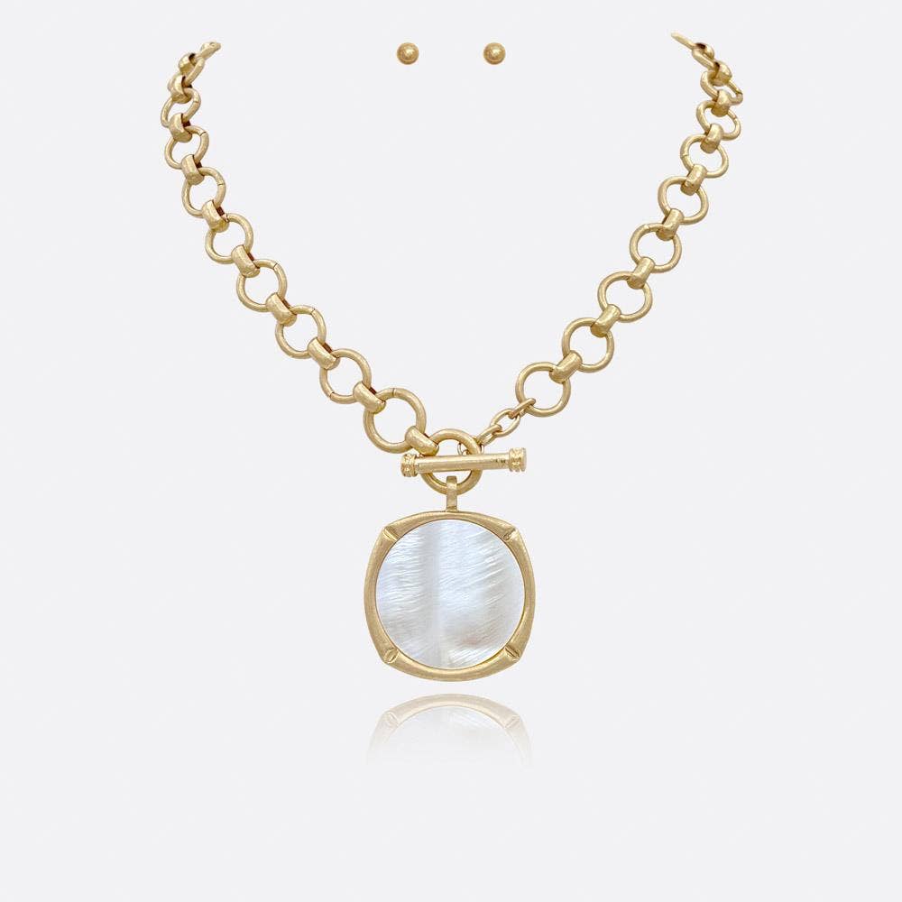 Bamboo Mop Toggle Necklace