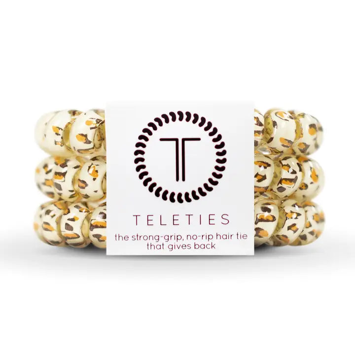 Spiral Hair Coils | Large | Leopard Hair Ties