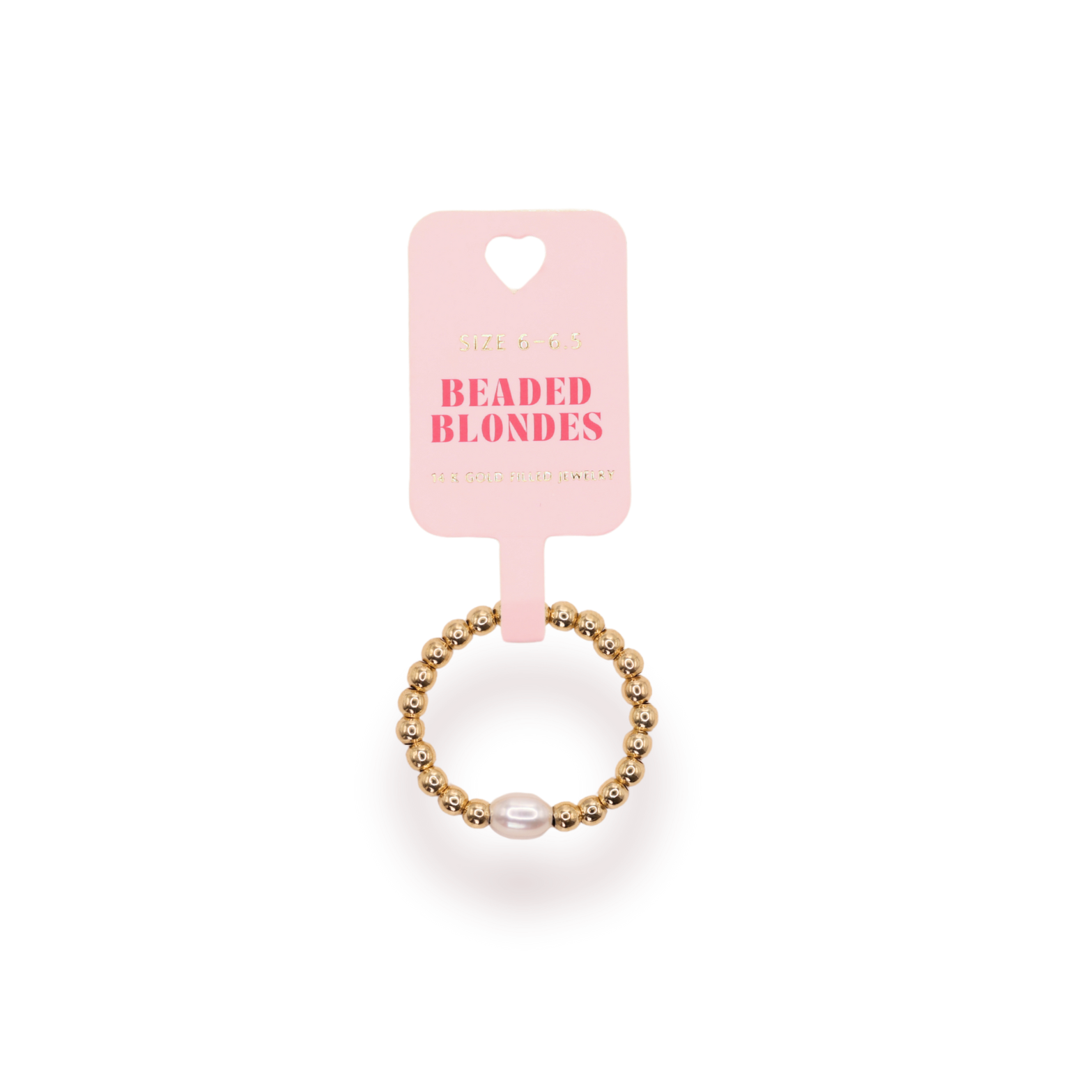 Haley Pearl Ring in Gold