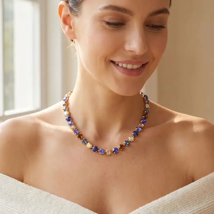 Sorrelli Matilda Choker Necklace - Denim Moon