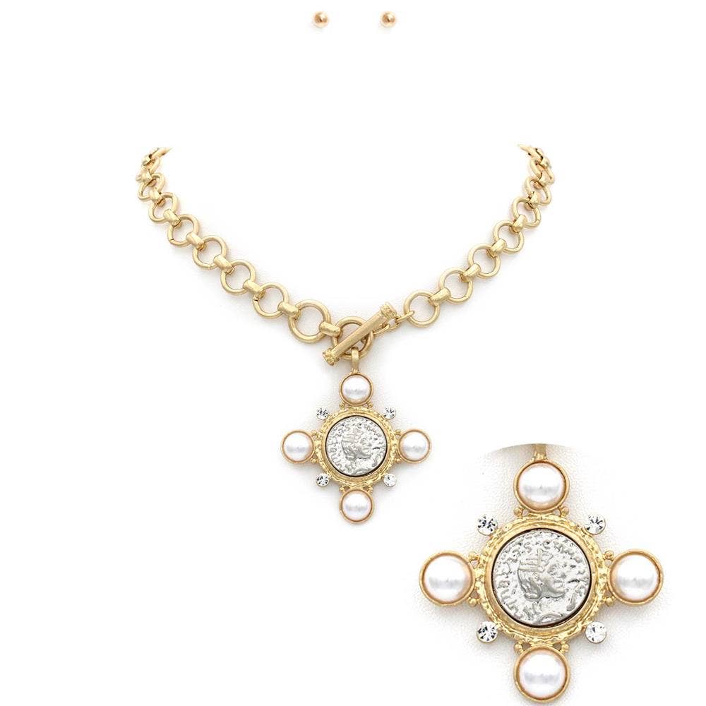 Old Money Coin Necklace